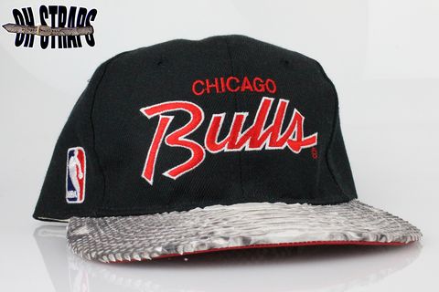 VINTAGE,Chicago,Bulls,SS,Script,Strapback,Hat,*1,Available*