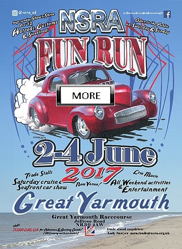 2nd / 3rd / 4th June 2017 National Street Rodders Association NSRA Fun Run -GREAT YARMOUTH