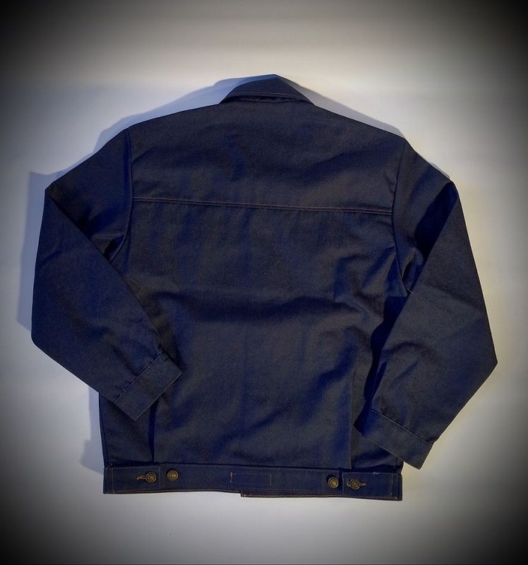 electric blue denim jacket