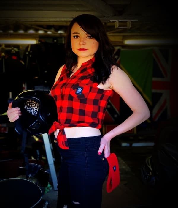 Women Lumberjill Sleeveless Check Knot 