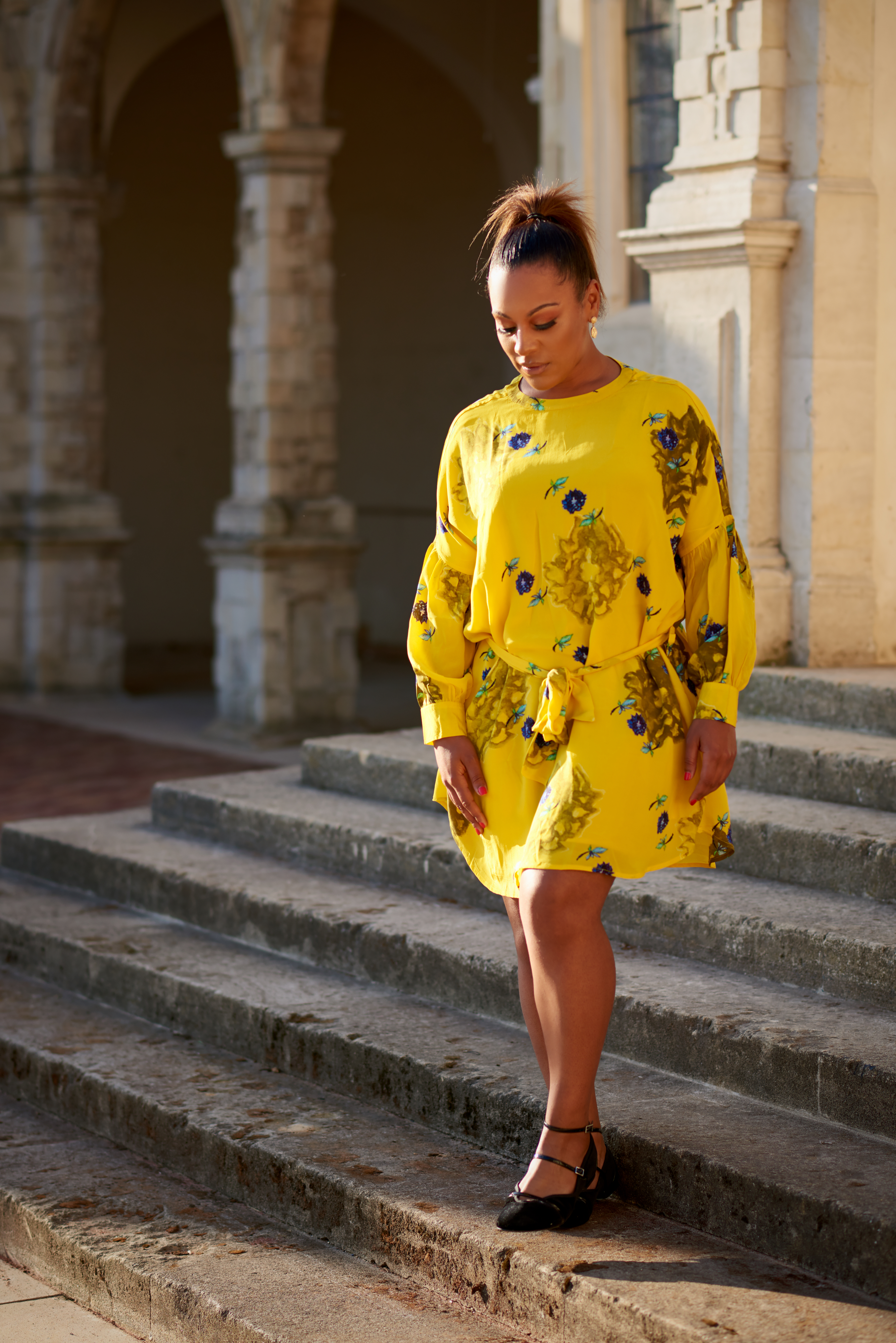 Moon Flower Shift Dress
