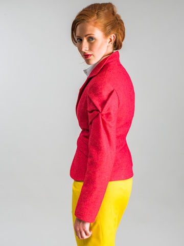 The,twisted,jacket,Jacket, Fitted jacket, tailored jacket, pink