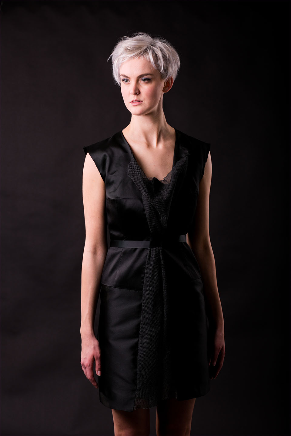 Black Silk Dress