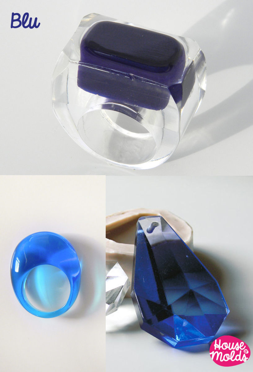 Solid and Clear Professional Resin Colour Kit of 5 make Opaque and