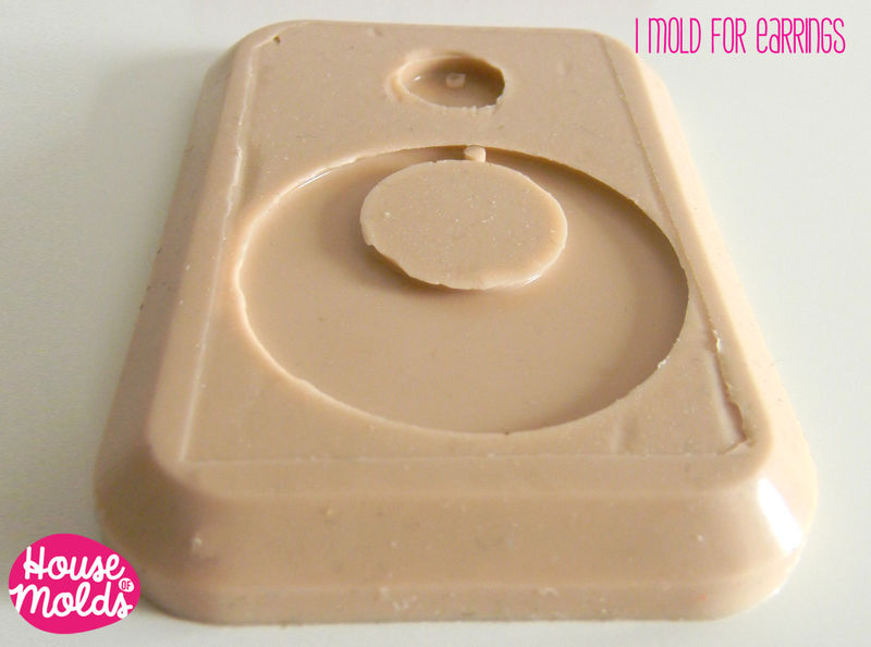 Silicone Mold for Mod earrings,resin earrings maker silicone moldhouse