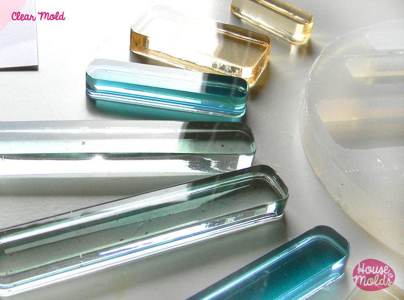 Rounded Rectangles Clear Mold 4 Sizes Transpa To Make Resin Collier Earrings Single Or Multiple Pendants Very Shiny Surface Super Easy