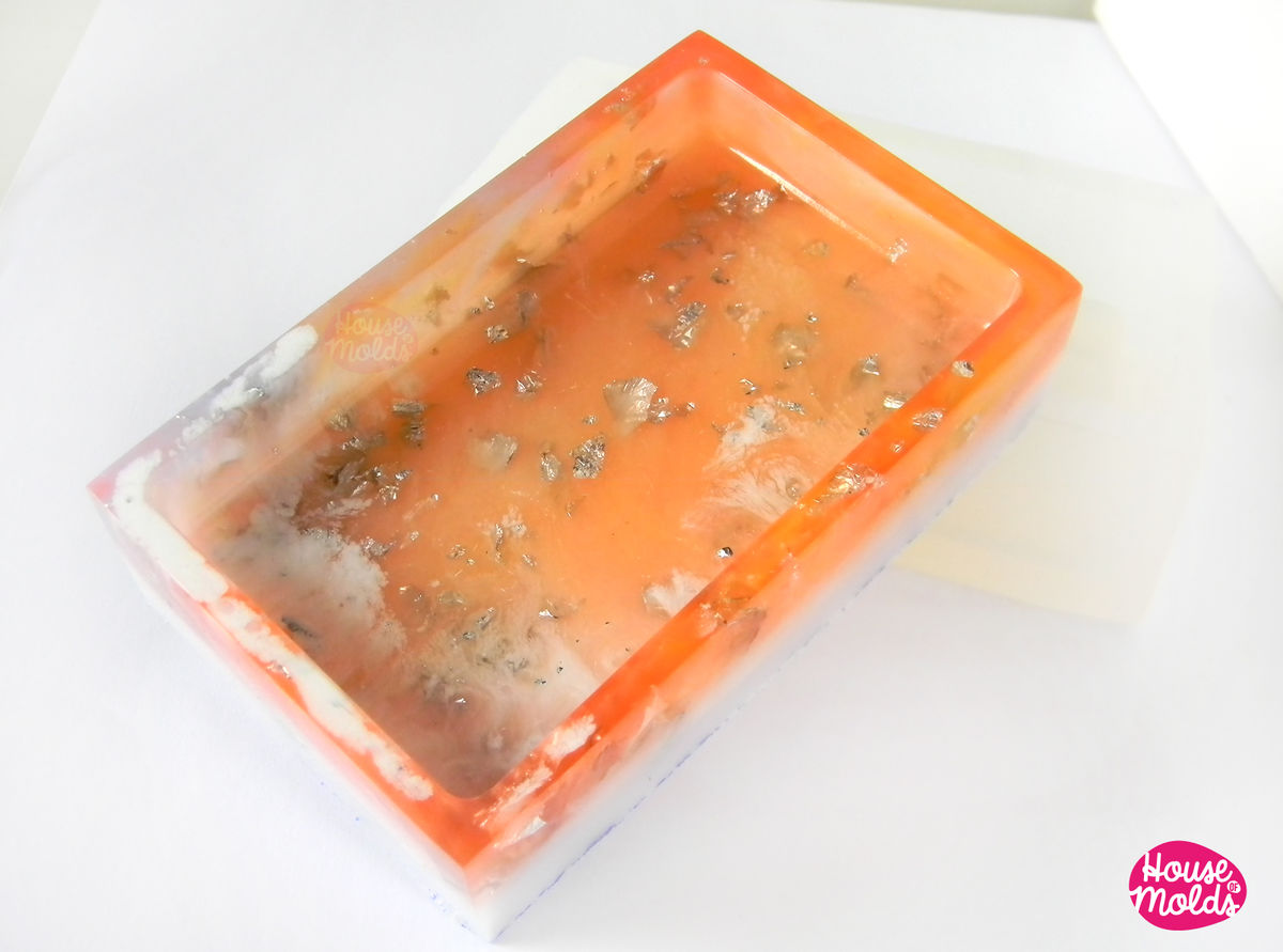 Rectangular Soap Dish Clear Mold modern soapdish or ring dish mold