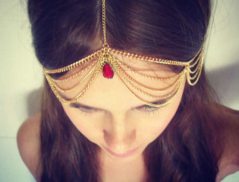 CHAIN HEADPIECE chain headdress LovMely