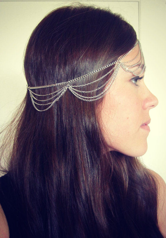 CHAIN HEADPIECE chain headdress head chain LovMely