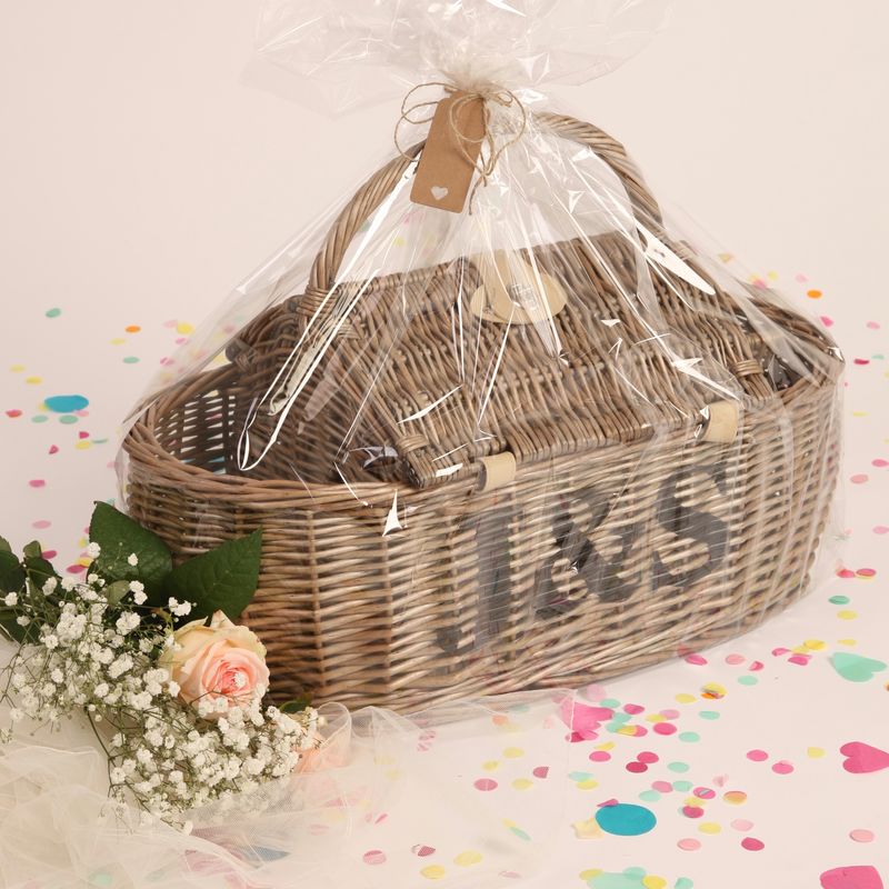Personalised Four Person Boat Hamper Picnic Basket FREE GIFT WRAP & UK DELIVERY The