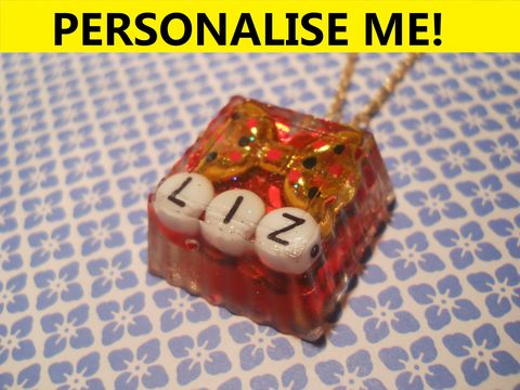 Personalised,Square,Necklace,personalised jewellery, kawaii jewellery, customised jewellery, personalised necklace, heart necklace, double whammy necklace, harajuku boutique necklace, harajuku boutique, name necklace, design your own jewellery