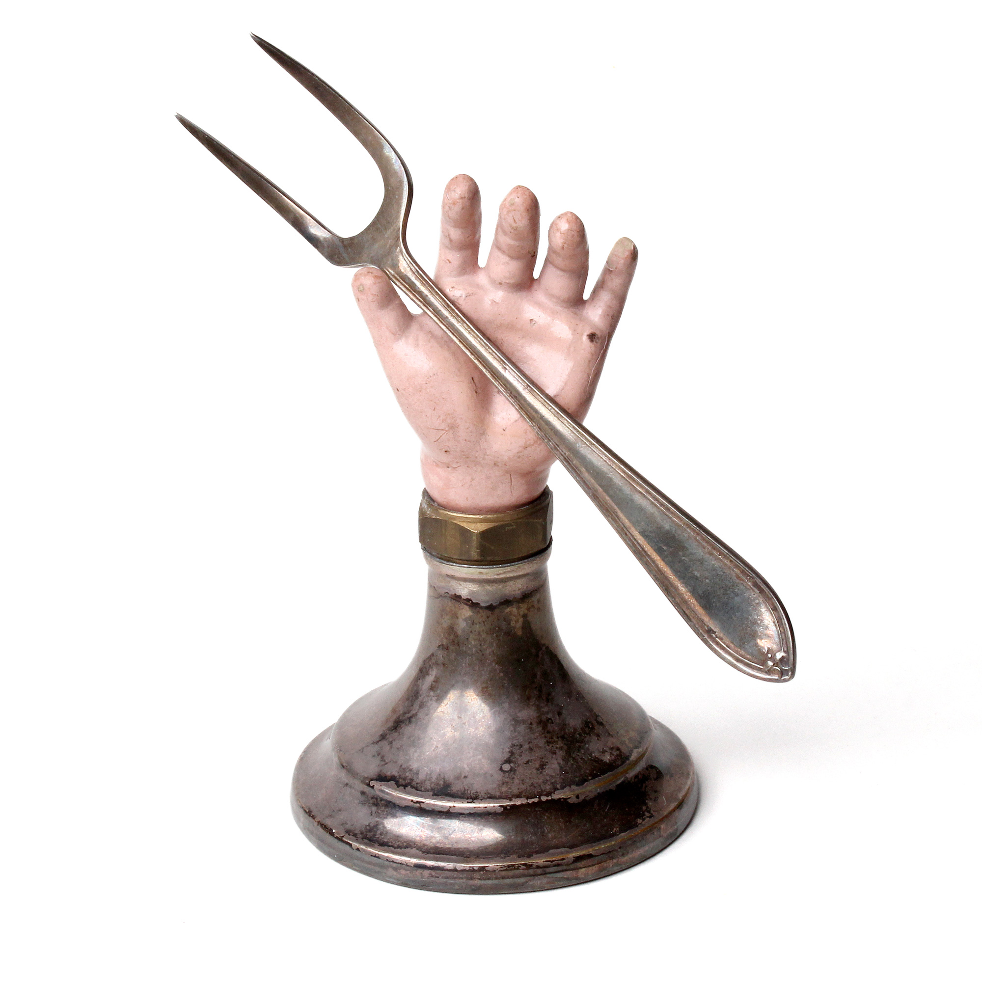 Hand Fork Sculpture by Anastasia Young Jewellery for The Lily Holds Firm