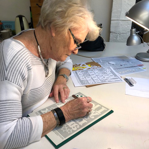 Jenny embarks on her papercut