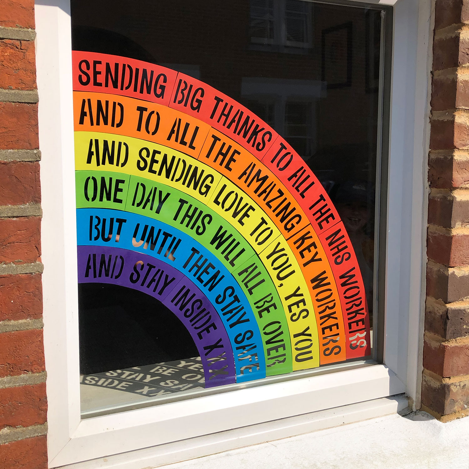 window rainbow template