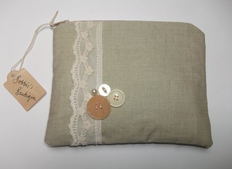'Morning,Mist',Make,up,Purse,organic cotton, make up purse, cotton purse
