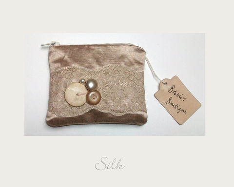 Gold,Coin,Purse,hemp silk, ethical purse,coin purse,vintage purse,handmade in Britain, eco xmas gifts