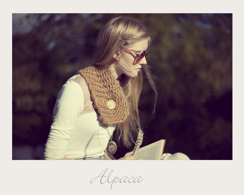 Fawn Alpaca Scarf - product image