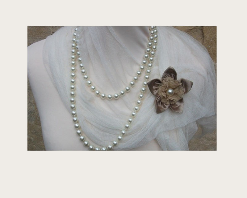 Gold Silk Brooch - product image