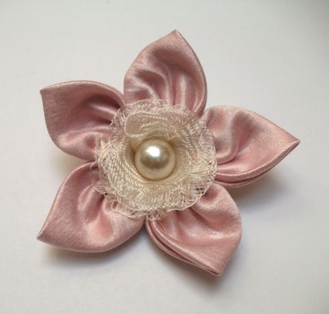 'Pink,Pastel',Silk,Brooch,brooch,silk,wedding,hemp,ethical brooch,wedding accessory, bobbies boutique