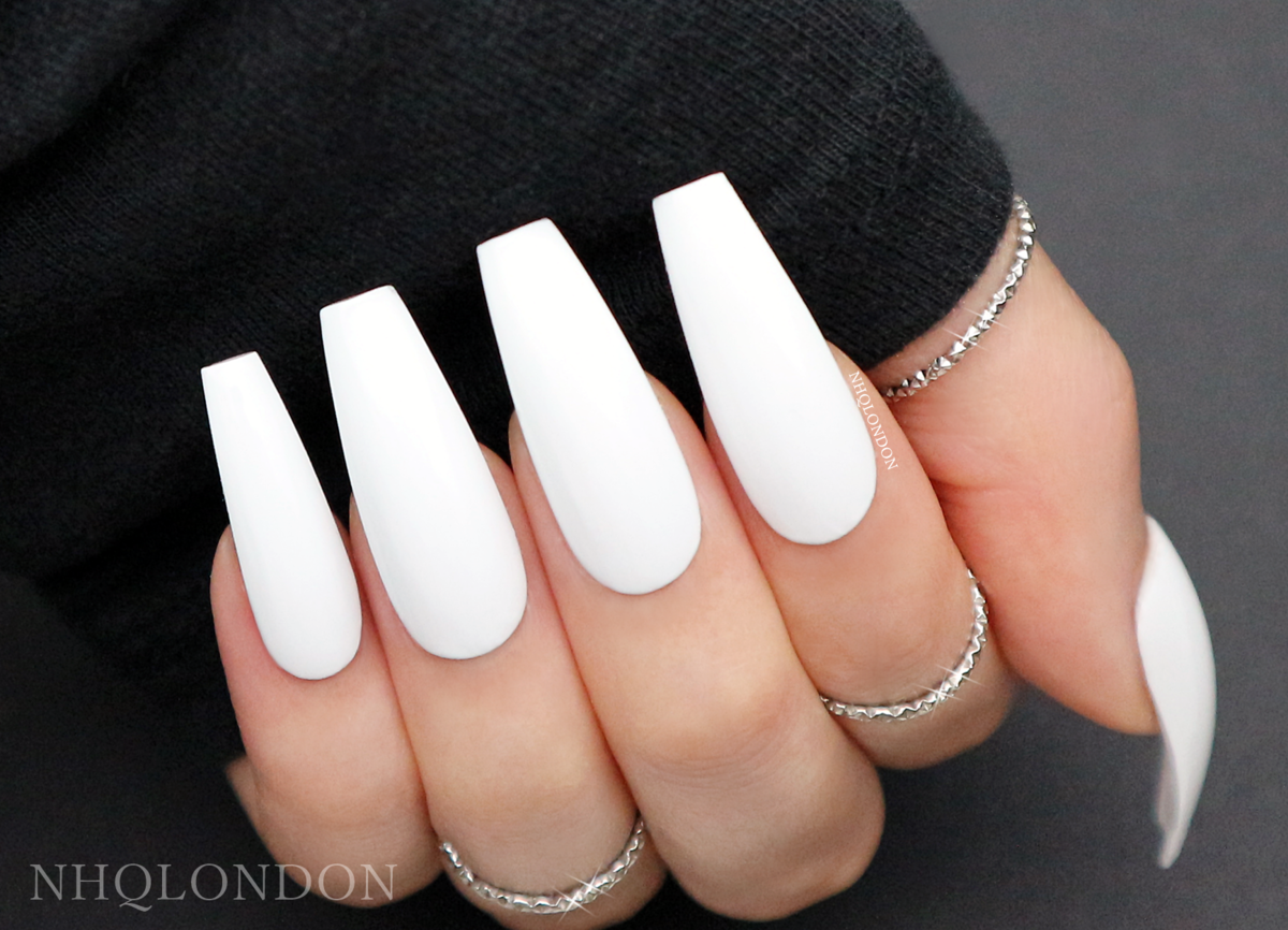 white coffin nails