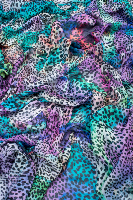 Rainbow Leopard Scarf Amy Sia