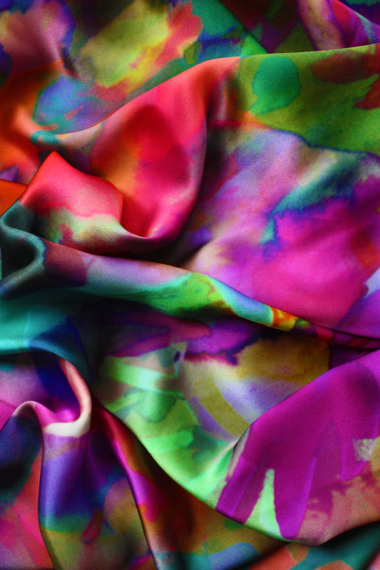 SOLD OUT Jungle Floral Silk Scarf - product images  of 