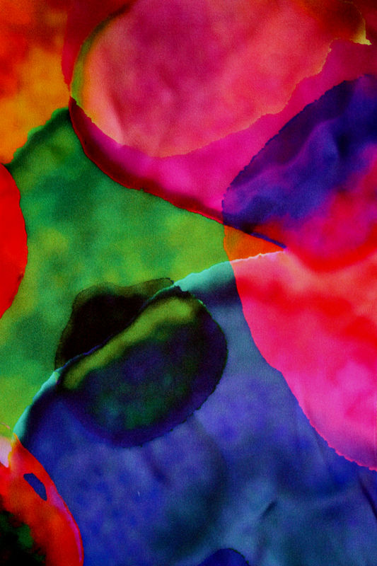 SOLD OUT Rainbow Spot Silk Scarf - product images  of 