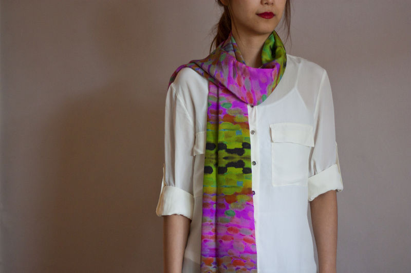 Paint Silk Scarf - product images  of 