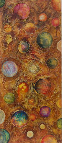 Bubbles,colored,abstract paint
