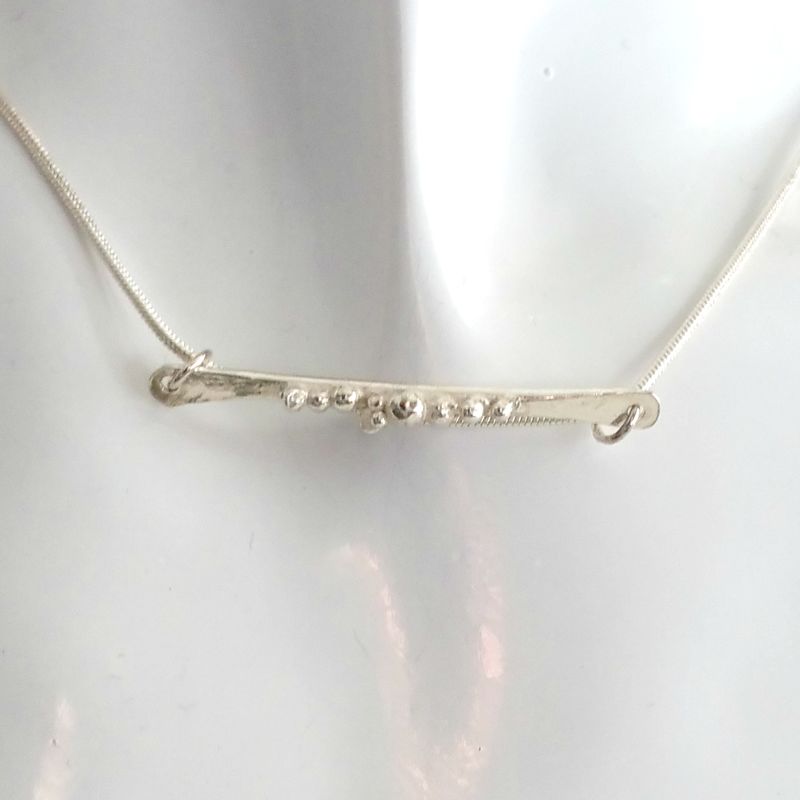 Sterling Silver Bar Necklace MaisyPlum