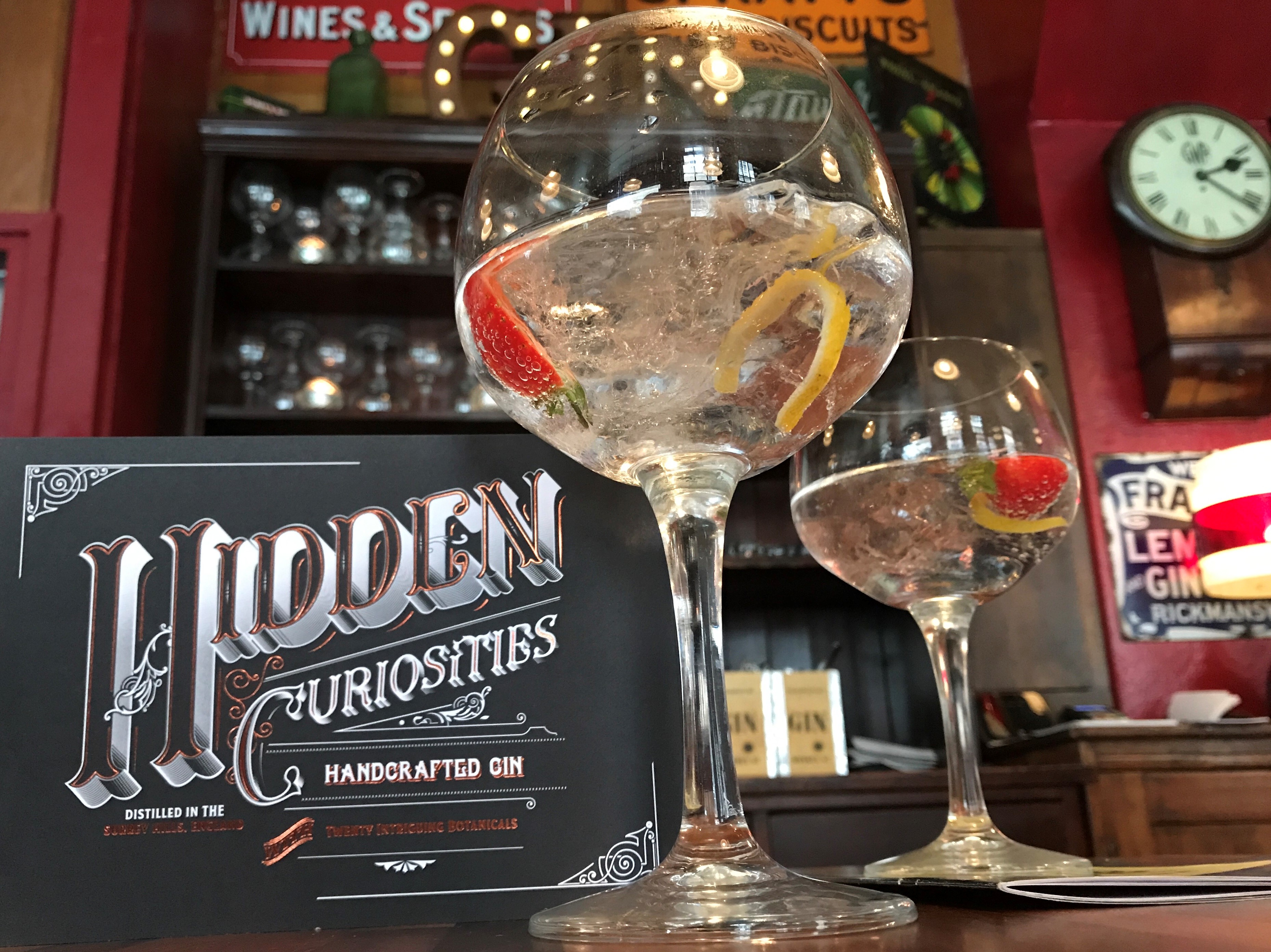 Hidden Curiosities Gin London Gin Club Soho