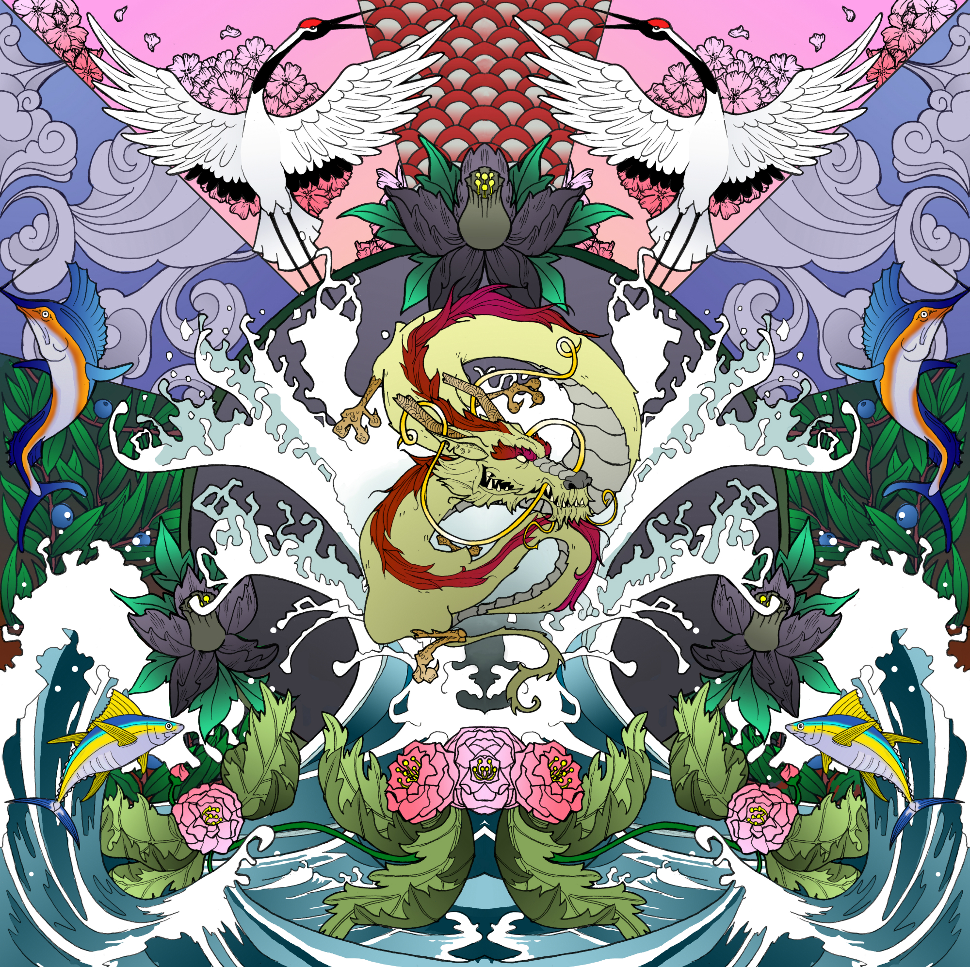 aranami japanes dragon tattoo