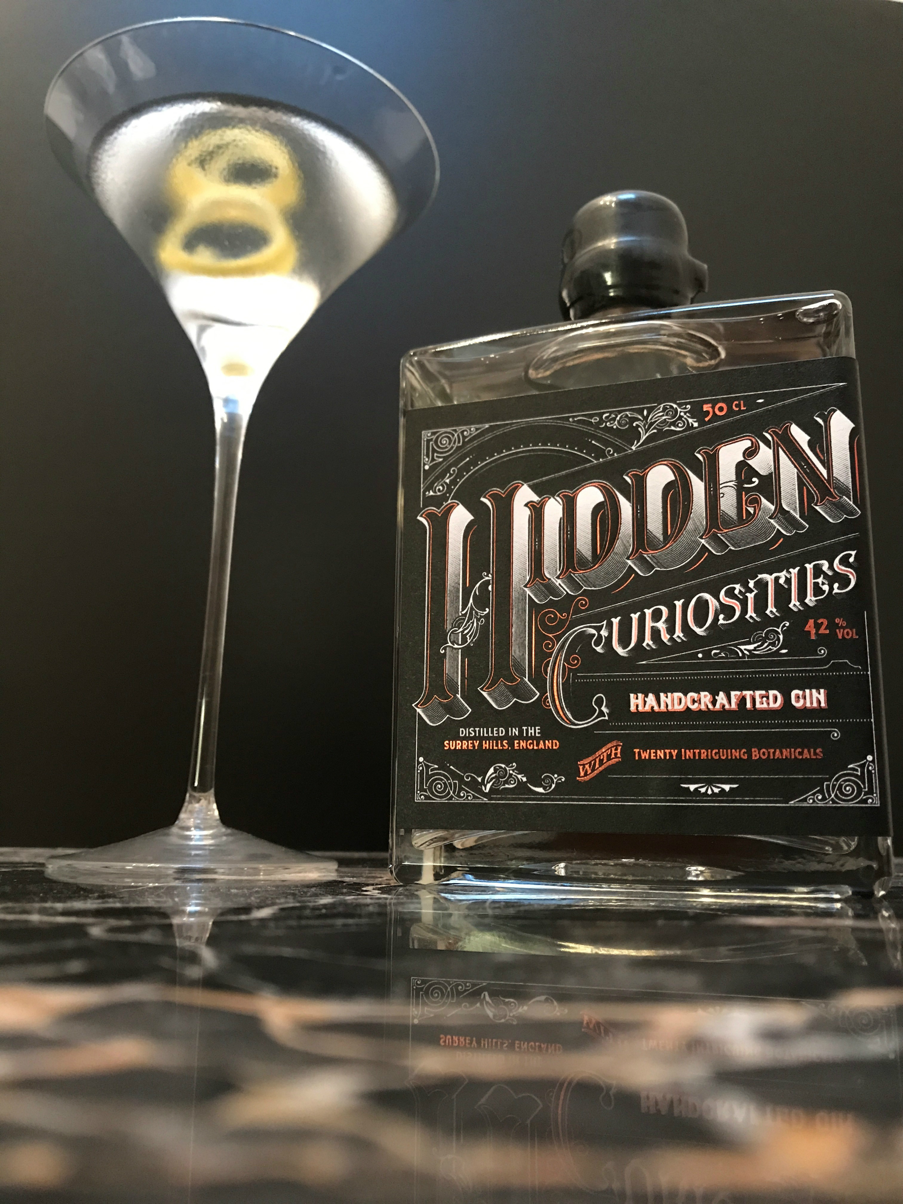 hidden curiosities gin award winning dry martini
