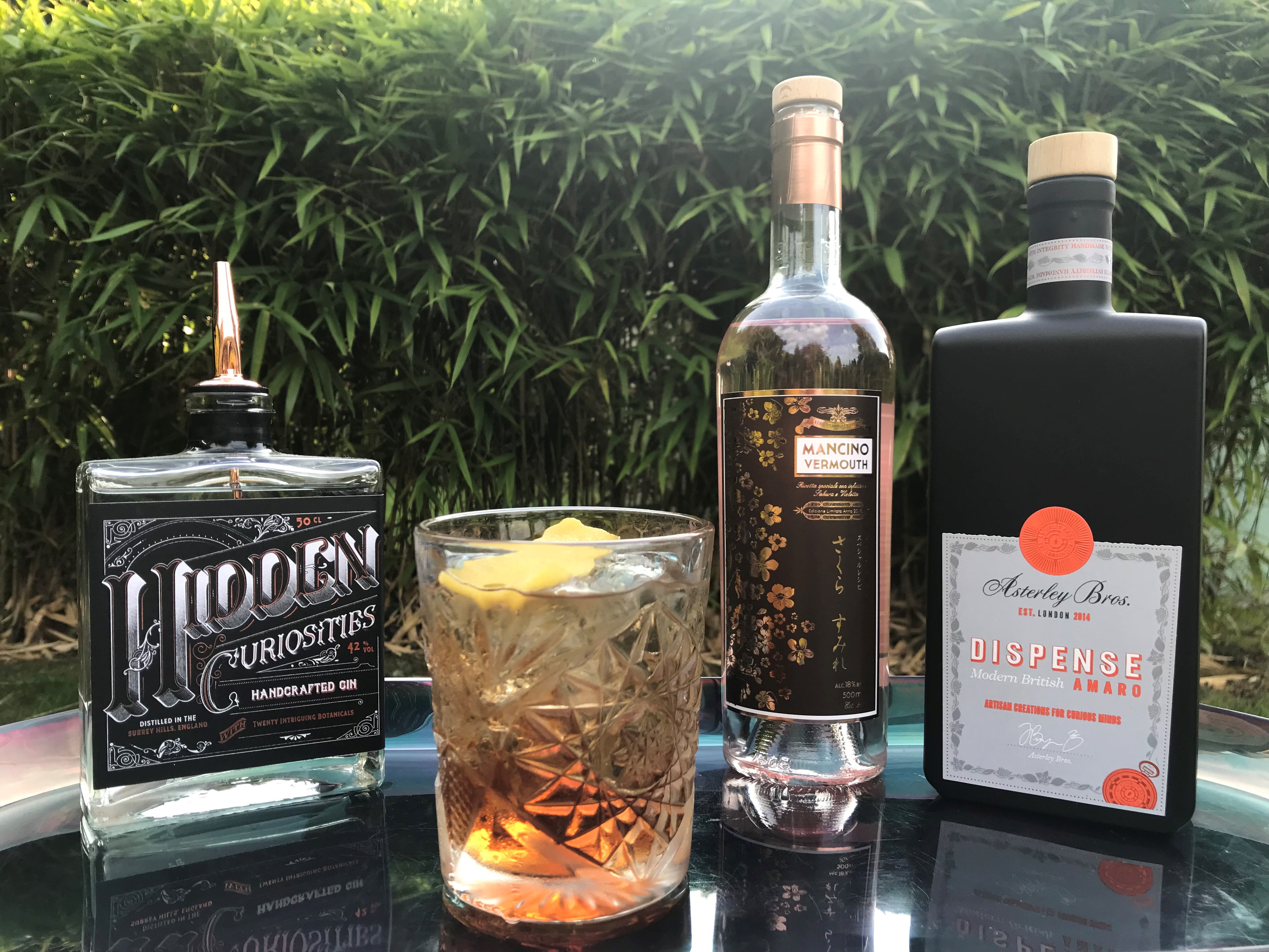 Hidden Curiosities negroni cocktail