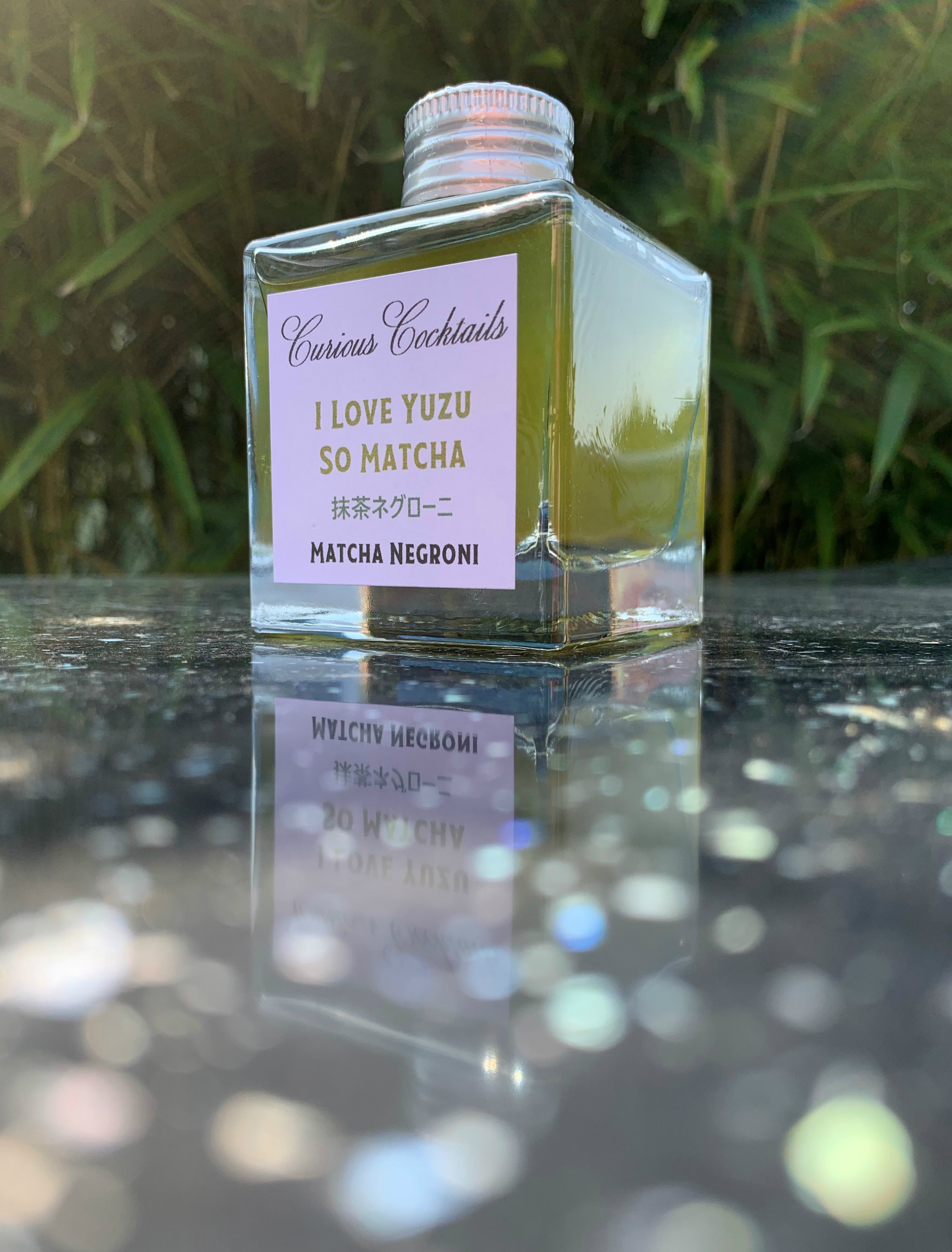matcha white negroni cocktail hidden curiosities gin surrey hills