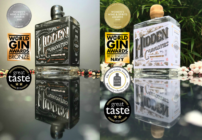 Hidden Curiosities Gin and Aranami Strength Gin