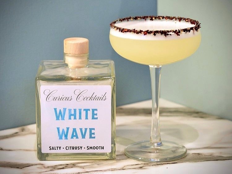 Hidden Curiosities White Wave Cocktail Aranami Strength Gin