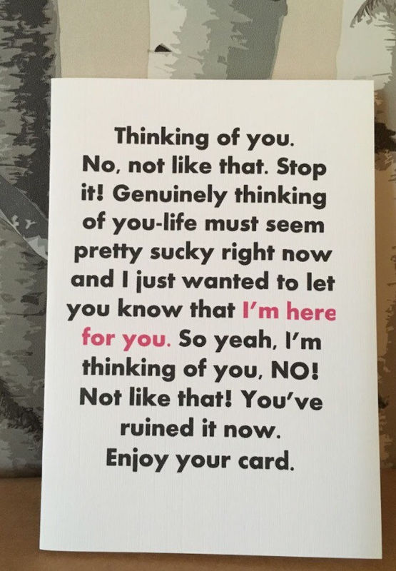 thinking of you funny