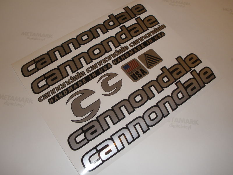 cannondale frame stickers