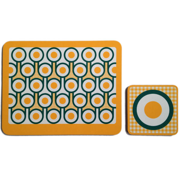 coaster & placemat set 4 sets Hokolo