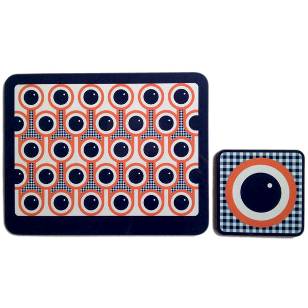 coaster & placemat set 4 sets Hokolo