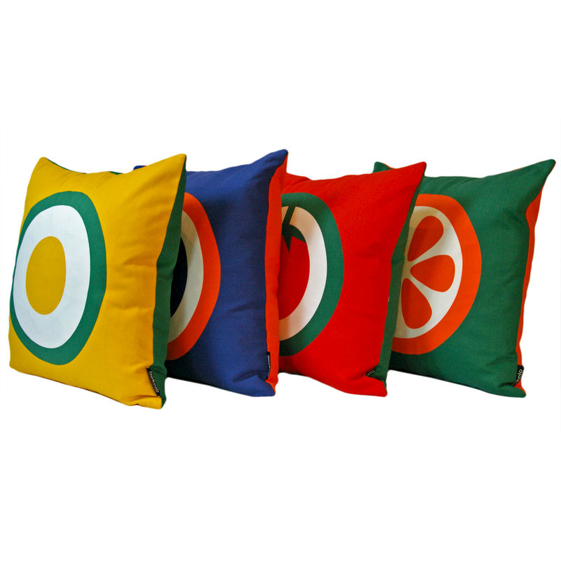 Screen printed cushion cover Tomato Hokolo