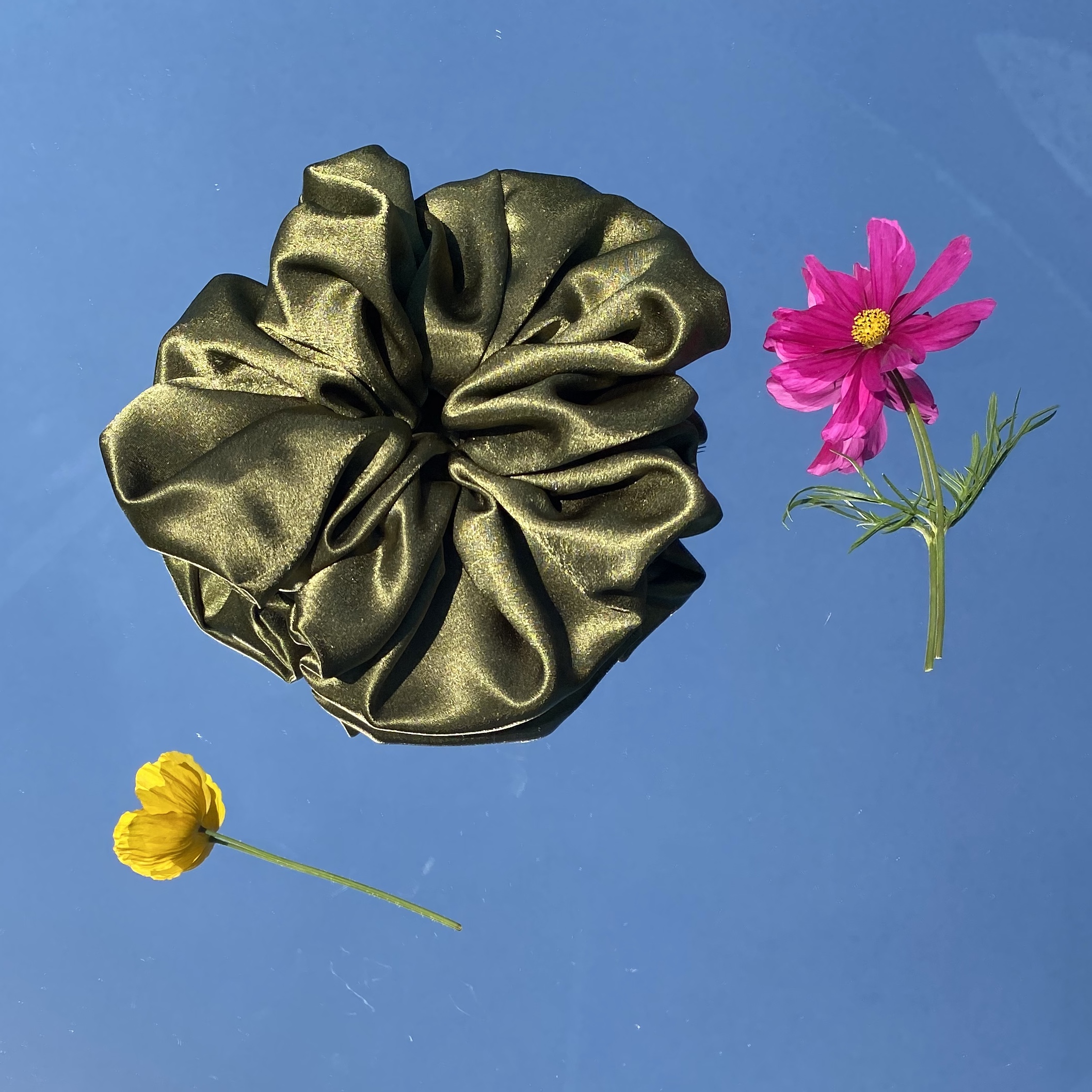 Olive Giant Scrunchie