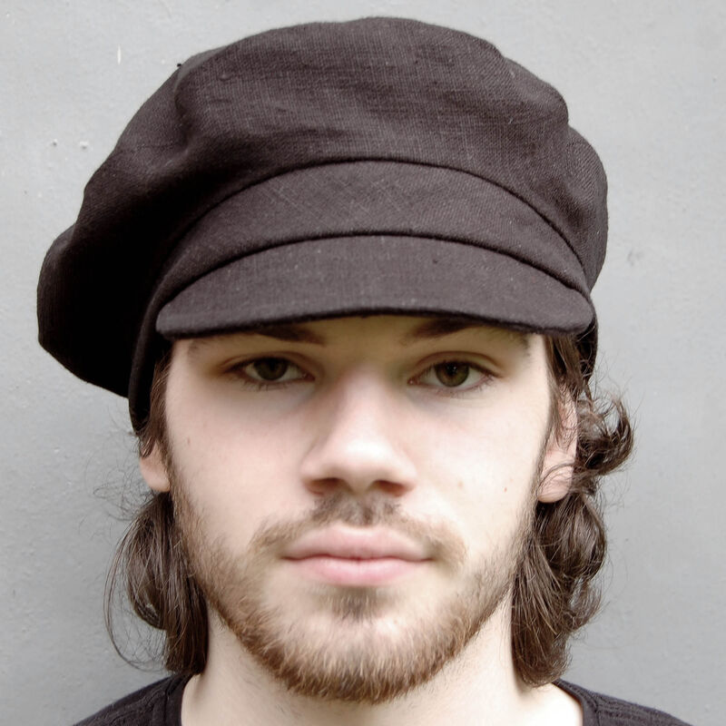 帽子 GDC linen beret black Lightweight Linen Beret – Boston Millinery