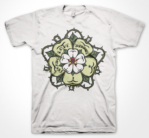 I,F**king,love,Yorkshire,Yorkshire rose, Yorkshire Tattoo, I fucking love Yorkshire, Yorkshire Tee, Yorkshire Guy T-shirt
