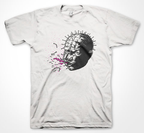 Pinhead,Mute, Pinhead, graphic tee, tshirt, black, pink