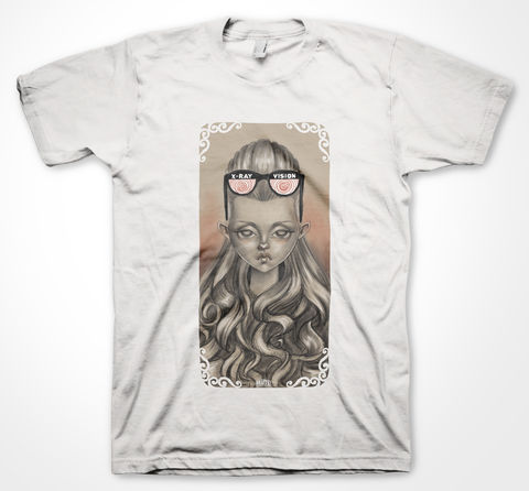 X-Ray,mute, graphic tee, tshirt, xray, rayvision, girl