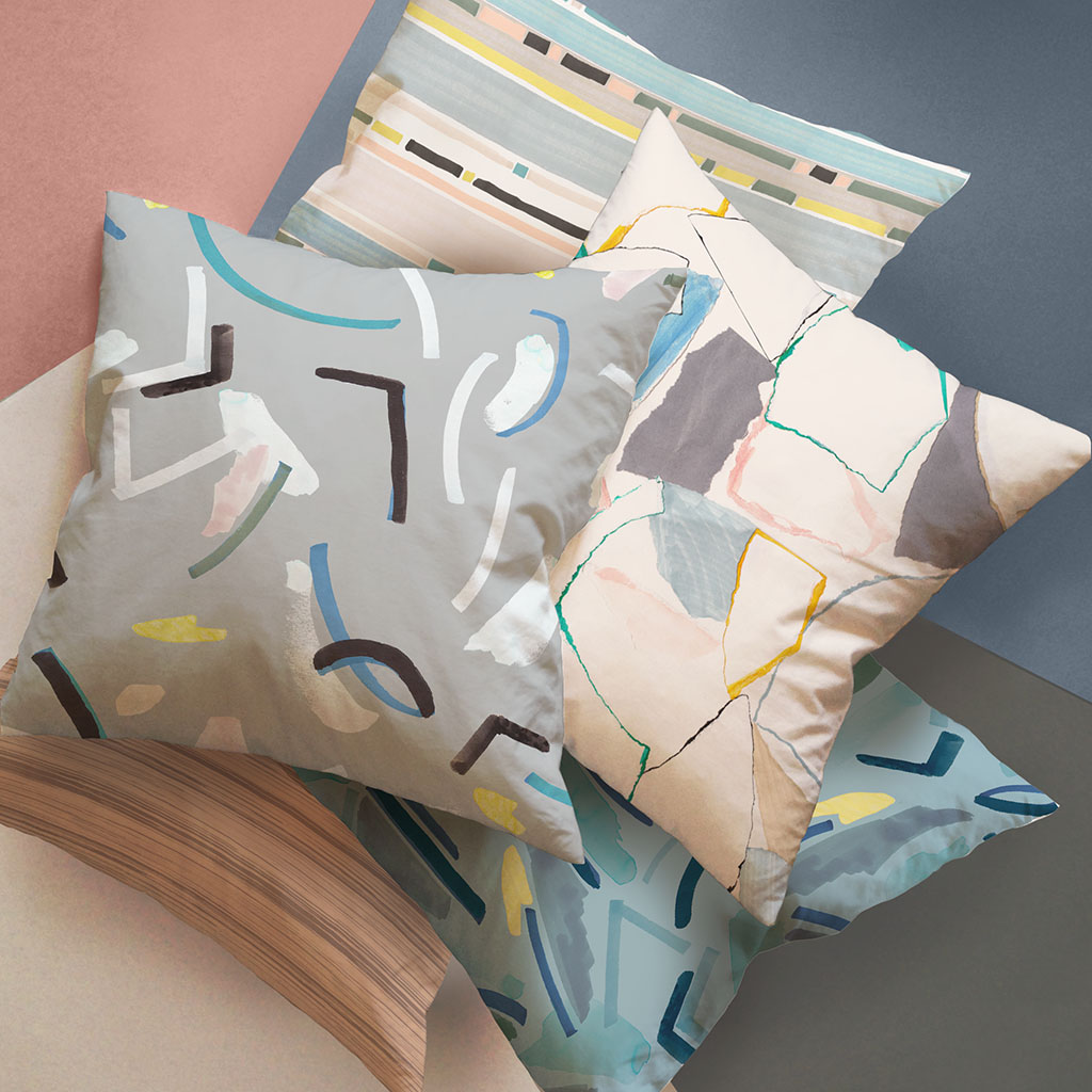 Jericho Design House Fresh Collection Cushions Fabrics Prints Textiles