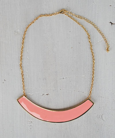Half,Moon,Necklace,half moon, necklace, scallop, white, green, turquoise, pink, coral, yellow