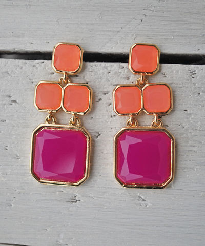 Just,Peachy,Earrings,Kate Spade, drop earrings